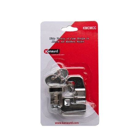 Kenaurd Kenaurd: Mailbox Cam Lock Counter-Clockwise  Bright Nickel Finish (US14) KMCMCC